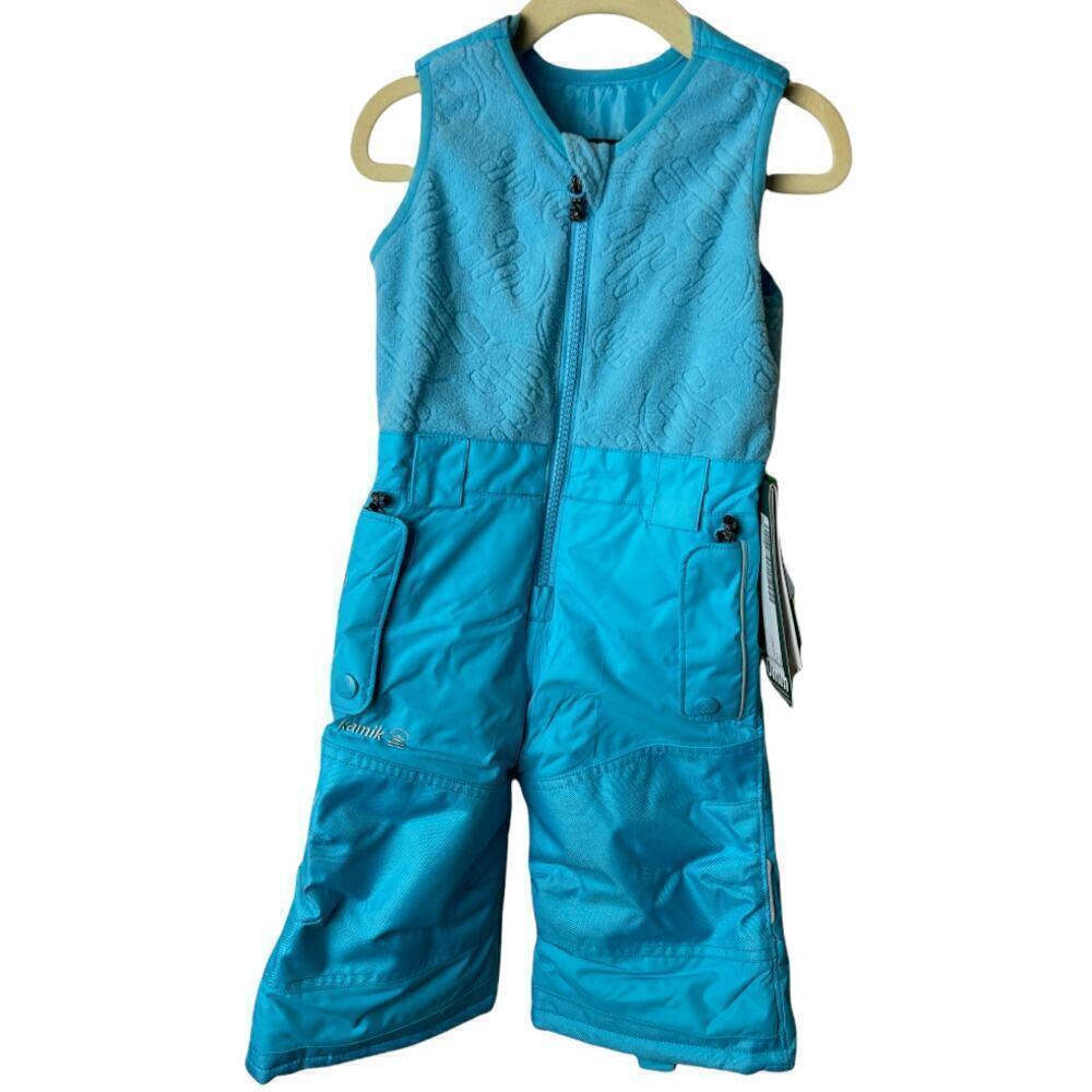 Kamik Storm Blue Fleece Snow Ski Suit Pants Baby Size 12M